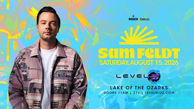 Image principale de Sam Feldt at LEVEL5 8/15