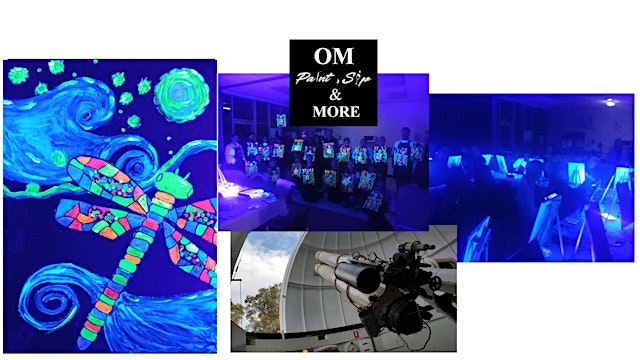 Dragonfly Glow in the dark paint,sip & a sky tour at Perth Observatory primary image