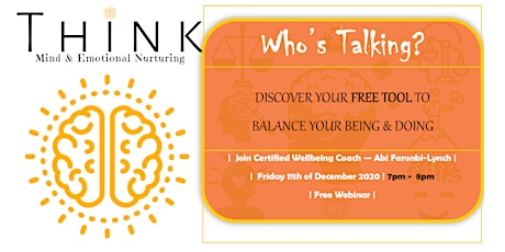 WHO’s TALKING ? Discover your Free Tool to Balance your Being and Doing primary image