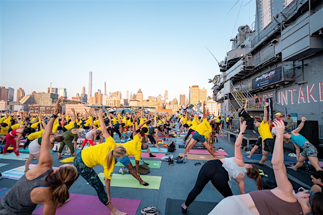 IronStrength and Sunset Yoga on Intrepid with Lyons Den Power Yoga primary image