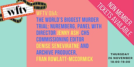WFTV Q&A: The World’s Biggest Murder Trial: Nuremberg (Non-members) primary image