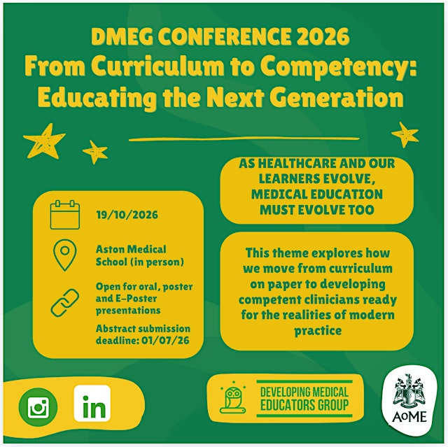 Image principale de DMEG 2026 Conference