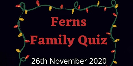 Online Family Quiz - Helping light Ferns up for Christmas primary image