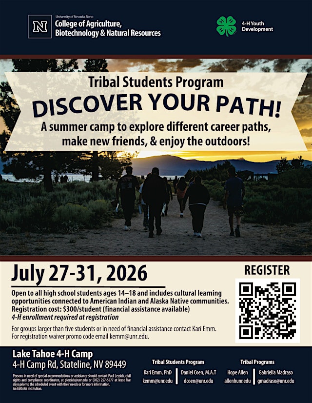 Imagem principal do evento Discover Your Path! College Preparation Camp in Lake Tahoe
