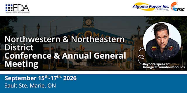 Image principale de EDA Northwestern/Northeastern District Conference & Annual General Meeting