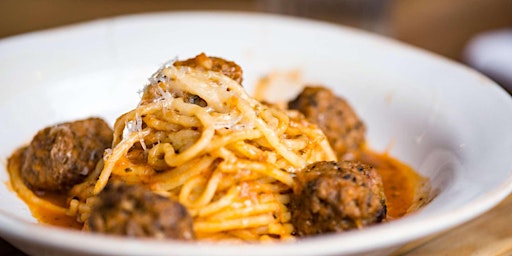 Spaghetti With Meatballs and Italian Wine - Online Cooking Class by Cozymeal™ primary image
