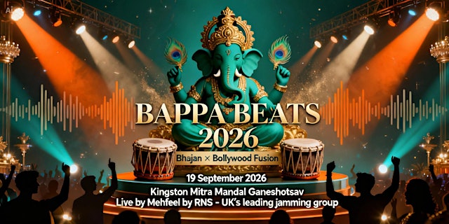 Imagem principal de Bappa Beats 2026 | Bhajan × Bollywood Fusion Jamming(+Mahaprasad)