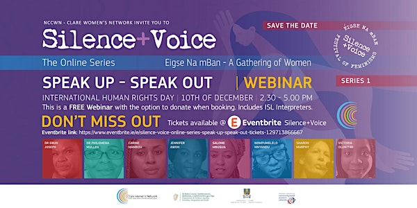 Silence + Voice Online Series - Speak Up Speak Out