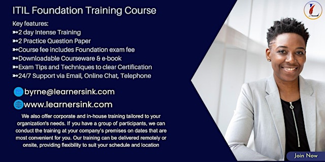 Image principale de ITIL 5 Training This Month in Riverside, CA – Enroll Now