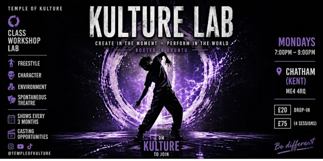 Image principale de KULTURE LAB – Spontaneous Theatre & Freestyle Movement (Chatham)