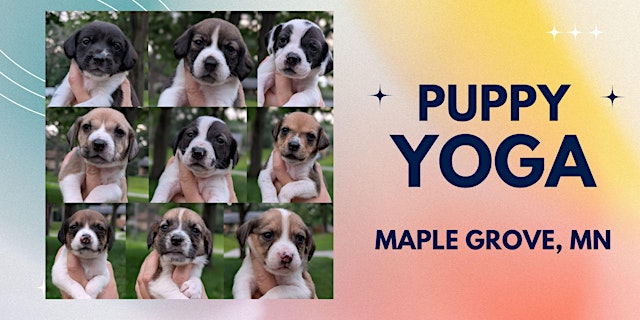 Image principale de Puppy Yoga with No Dog Left Behind (Session 1)