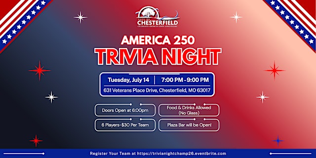 Chesterfield Amphitheater Trivia Night primary image