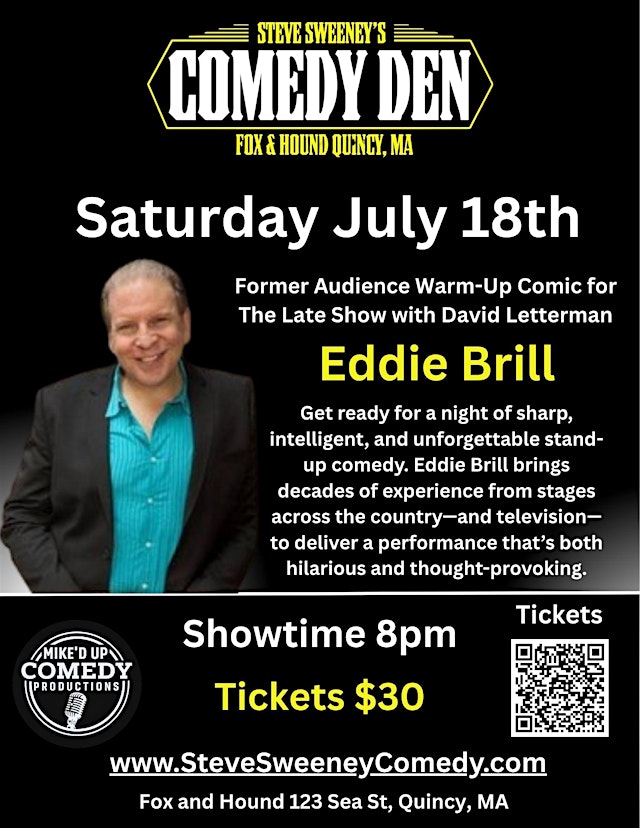 Eddie Brill at The Comedy Den primary image
