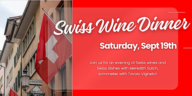 Swiss Wine Dinner primary image
