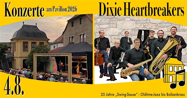 Hauptbild für 25 Jahre „Swing-Sause“ - Dixie Heartbreakers - 1. Konzert am Pavillon