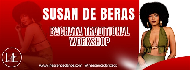 Image principale de Traditional Bachata Workshop with Susan De Beras
