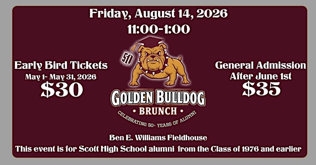 Image principale de 2026 Golden Bulldog Brunch