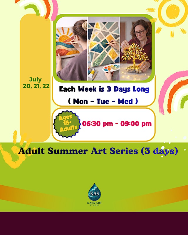 Image principale de Adult Summer Art Series (3 Days) - Devon, PA (Near Philadelphia)