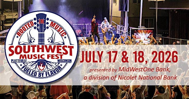 Imagen principal de 2026 Southwest Music Fest-Platteville, WI