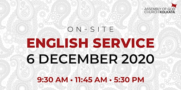 AGK: English Service  • 6 December 2020