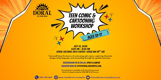 Image principale de Teen Comic & Cartooning Workshop