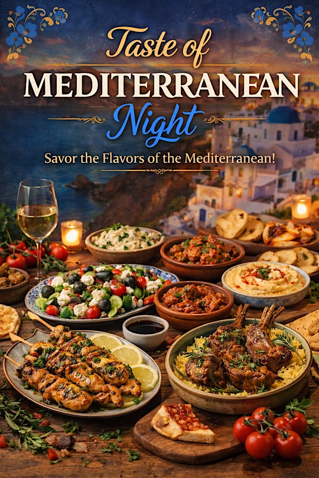 Image principale de Taste of the Mediterranean: Fresh & Flavorful Cooking Class