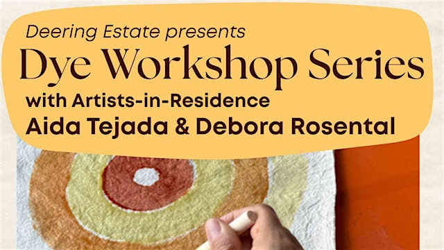 Image principale de Dye Workshop Series with AIRs Aida Tejada & Debora Rosental