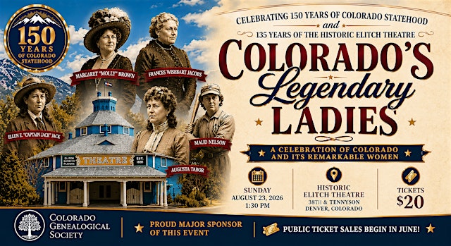 Celebrating 150 Years of Colorado and Its Legendary Ladies primary image