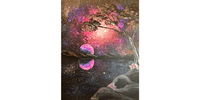 Image principale de Galaxy Glow - Paint and Sip in Tyler | Classpop!™