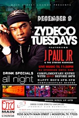 ★★J Paul Jr & the Zydeco Nubreeds★★ ~~~Zydeco Tuesday at Main Street Lounge ~~~Free Cover until 9pm primary image