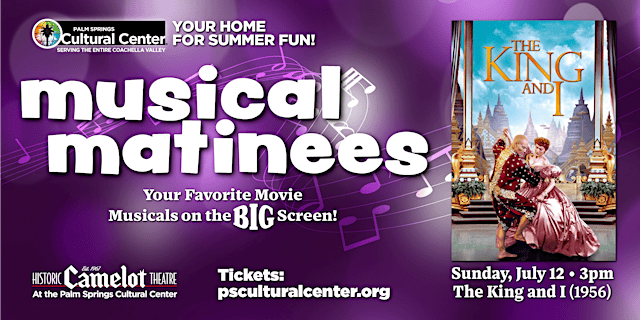 Image principale de Musical Matinees: THE KING AND I (1956)