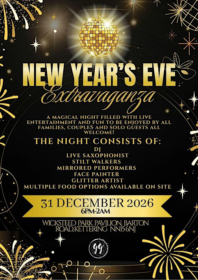 Imagem principal de New Years Eve Extravaganza @ Wicksteed Park