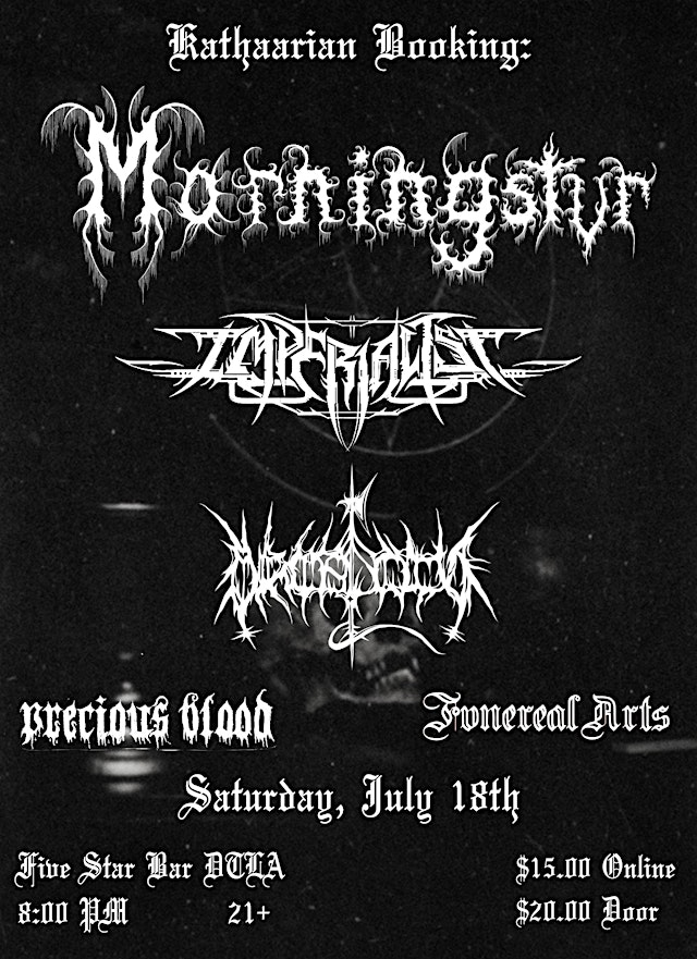 Image principale de Morningstvr at Five Star Bar DTLA