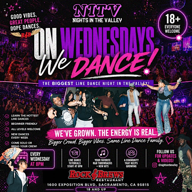 Image principale de Line Dance Class! Wednesdays at 8pm