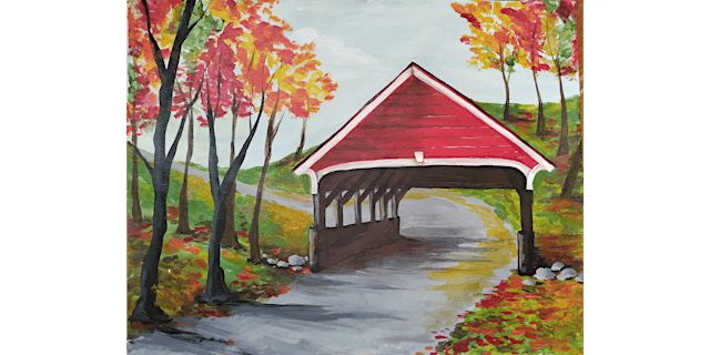Image principale de Through the Covered Bridge - Paint and Sip in Tyler | Classpop!™