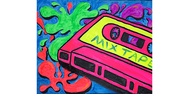 Image principale de Rad Mix Tape - Paint and Sip in Tyler | Classpop!™