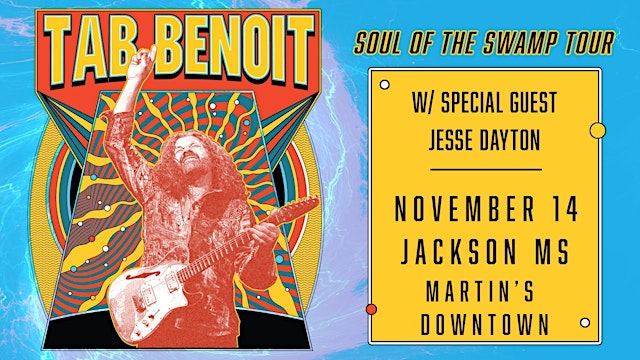 Hauptbild für Tab Benoit w/ Jesse Dayton : Soul Swamp Tour