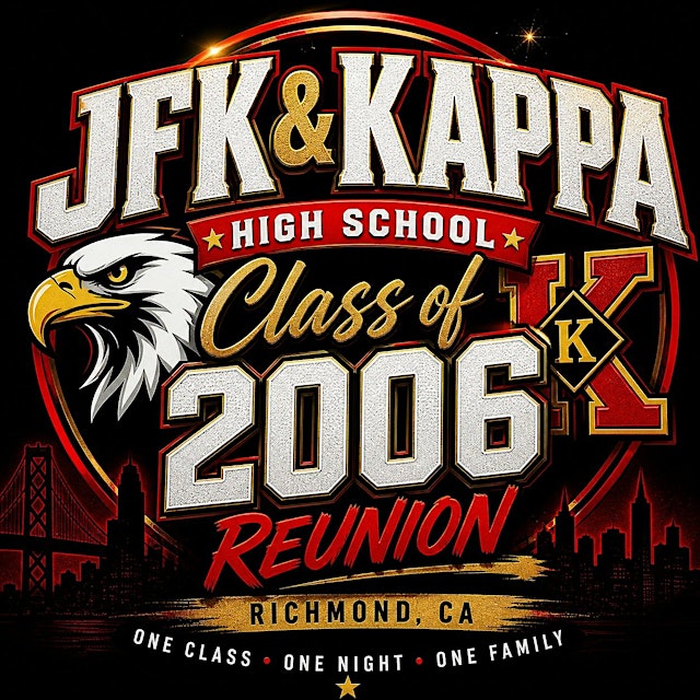 JFK & Kappa High School Class of 2006 – 20 Year Reunion primary image
