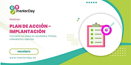 Imagen principal de Webinar: Plan de acción, implantación
