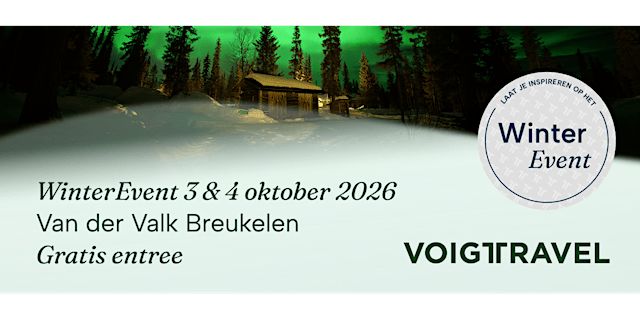 Hauptbild für Voigt Travel WinterEvent 2026 - 3 oktober 2026 ochtend