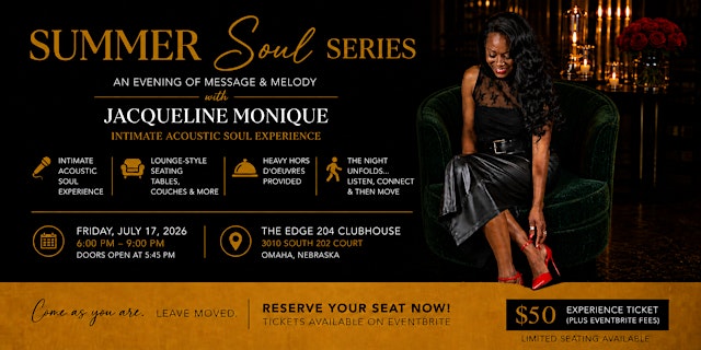 Imagen principal de Summer Soul Series with Jacqueline Monique