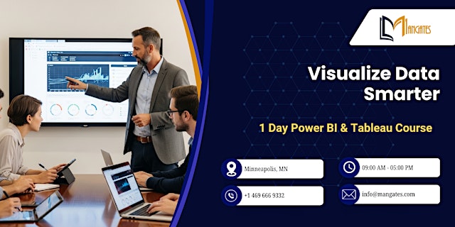 Image principale de Visualize Data Smarter: 1 Day Power BI & Tableau Course | Minneapolis, MN