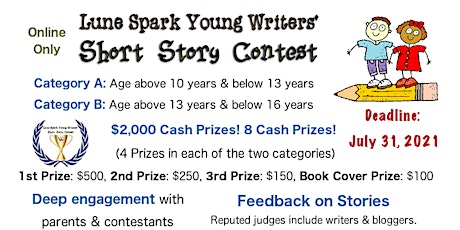 2021 Young Writers' Online Short Story Competition (Online Only) primary image