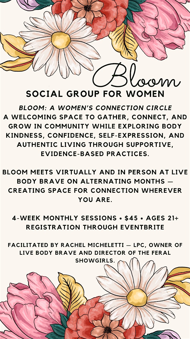 Bloom: Social Group for Women primary image