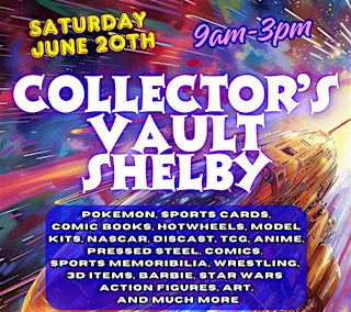 Image principale de Copy of Collector's Vault Gastonia Card Show