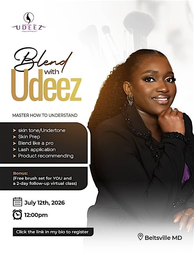 Image principale de Blend With Udeez (DIY Makeup Class)