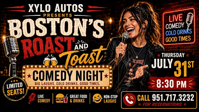 Image principale de Boston's Roast and Toast Comedy Night