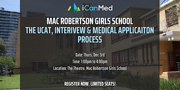 Free 3-Hr iCanMed Webinar: UCAT, interview & medical admissions process