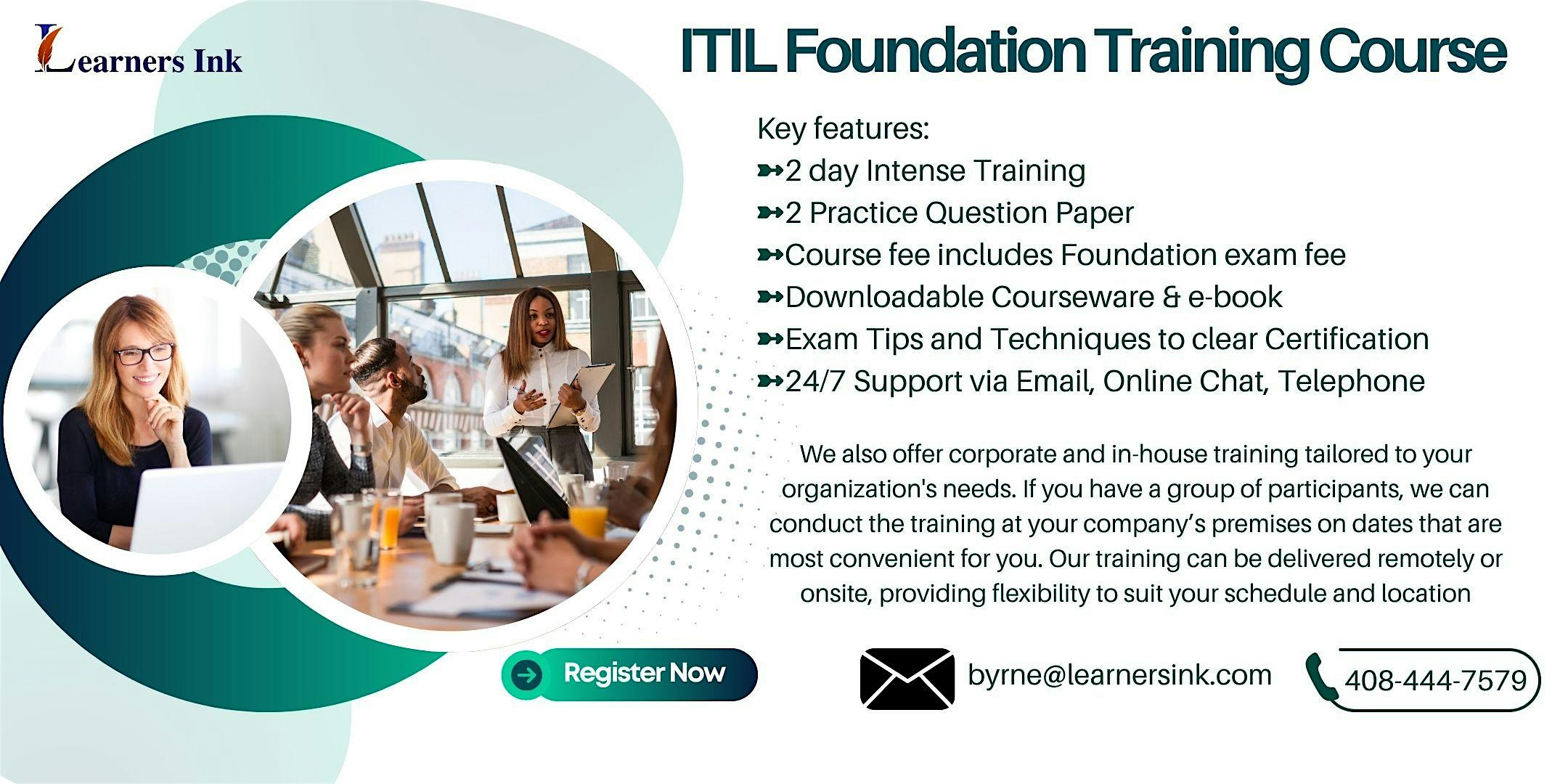 Upcoming ITIL 5 Foundation Course in Rochester, NY – Limited Slots