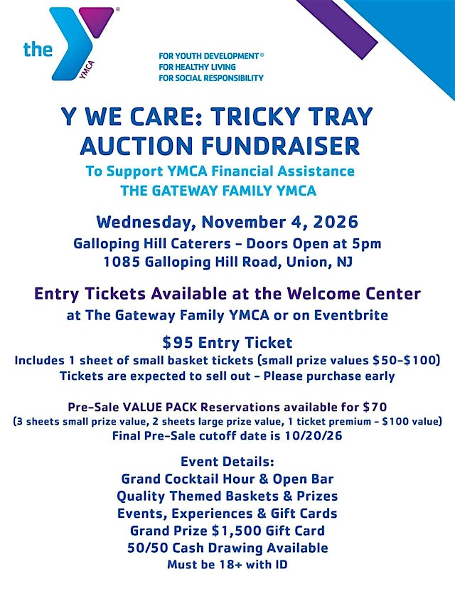Image principale de 2026 Y We Care: Tricky Tray Auction Fundraiser